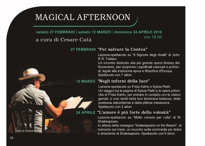 MAGICAL AFTERNOON - PER SALVARE LA CONTEA - 27.02.16